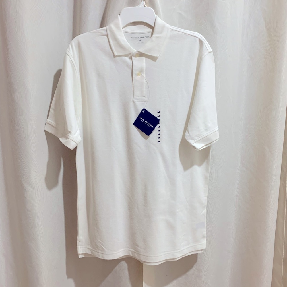 John Ashford Premiere Polo Shirt White